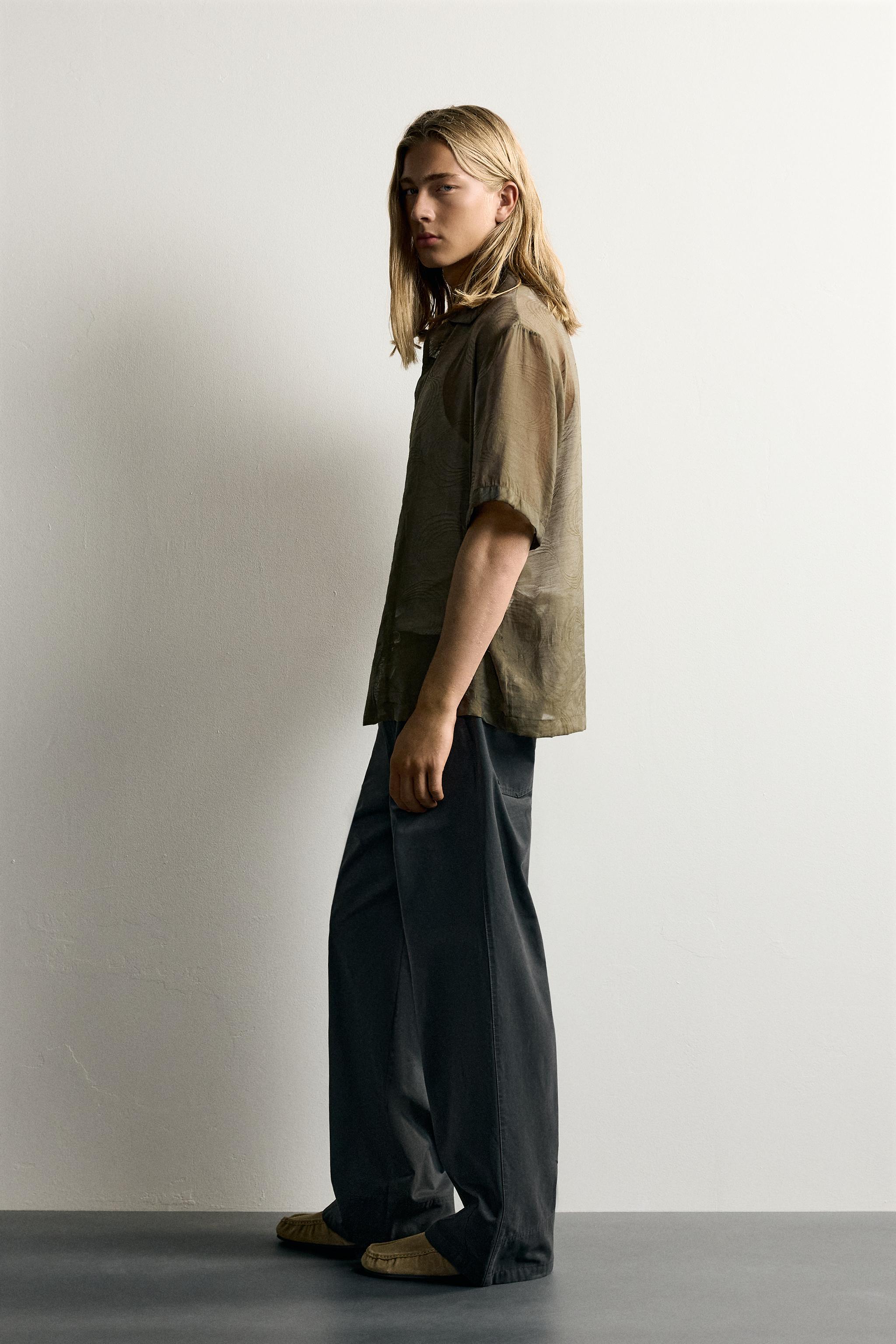 FLUID JACQUARD SHIRT
